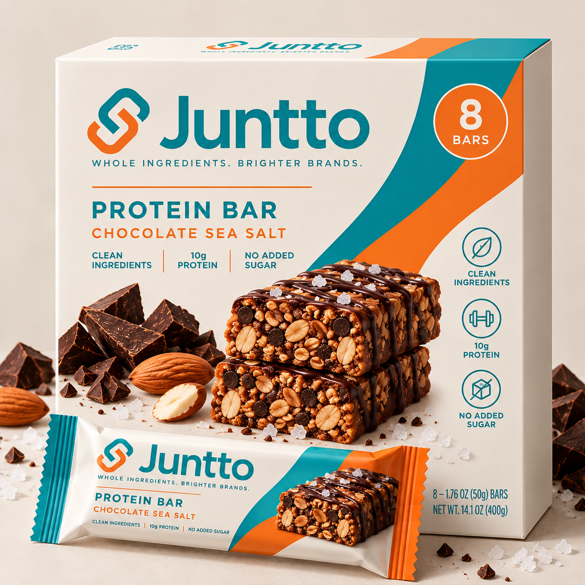 Juntto Protein Bar Chocolate